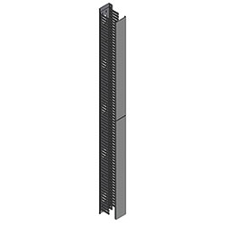 Vertical Manager with cover 4&quot;W x 4&quot;D (for 84&quot; two post rack)