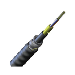 FREEDM One Tight-Buffered, Interlocking Armored Cable, Plenum, 6 fiber, 62.5 µm multimode (OM1)
