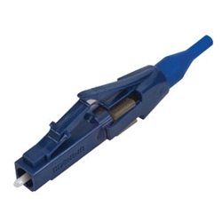 UniCam Keyed LC Connector, 50 µm multimode (OM3/OM4/OM4 extended 10G distance), blue
