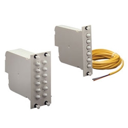FDC Unit Connector Panel, SC adapters, 6-in, 12 fiber, Single-mode (OS2)
