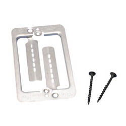 Low Voltage Mounting Plate with Screws, 1 Gang