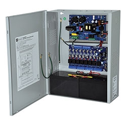 Access Power Controller w/ Power Supply/Charger, 8 Fused Relay Outputs, 12/24VDC @ 6A, FAI, 115VAC, BC400 Enclosure