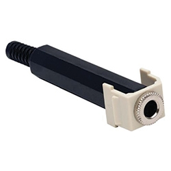 Audio/video connector, 1/4&quot; Stereo Jack Solder, office white color