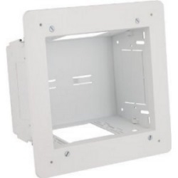 FPTV Connection 2-Gang In-Wall Enclosure, white
