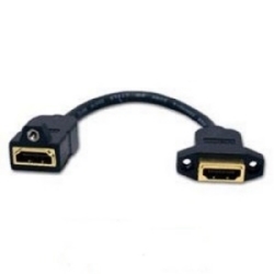 Connector, HDMI, Female to Female Tail,3&quot; Length, V 1.4