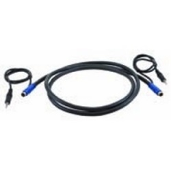 Audio Video Plug-n-Play X-End horizontal cable run, Non-plenum, 8-pin, black, 75 feet