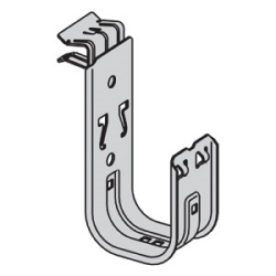 3/4&quot; J-Hook with Hammer-on Beam Clamp Fastener; Beam Flange Thickness: 1/8&quot; - 1/4&quot;