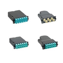 12-Fiber Cassette OM1 62.5µm 6 Duplex LC to 1 MPO Standard Method A