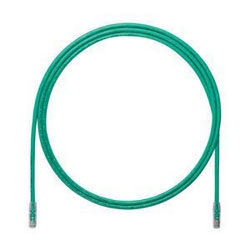 Copper Patch Cord, Category 6A, Green UTP Cable, 20 Ft