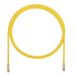 Copper Patch Cord, UTP, Category 6A, T568B Wiring, TX6A(TM) 10Gig(TM) Modular Plugs, Yellow Jacket, 15 Feet