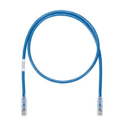 Copper Patch Cord, RJ45-RJ45, Category 6A (SD), Blue UTP Cable, 12ft