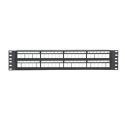 2U NK 48 Port Modular Patch Panel With Molded in Numbering