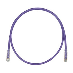 Copper Patch Cord, Category 6, Violet UTP Cable, 14 Feet