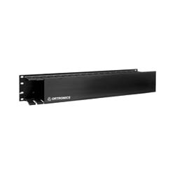 Cable management H finger duct 1-U rack mount space with closed cover 19 Wide X 38 mm (1.5 inch) High X 38 mm (1.5 inch) deep black