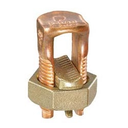 Split Bolt, Copper, #8 STR, #4 STR AWG, Pack of 100