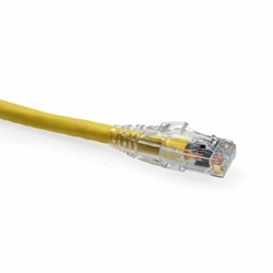 Extreme 6+ Slimline Patch Cord, CAT 6, 15-foot Length, Yellow
