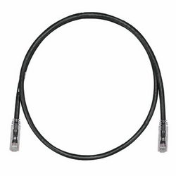 Copper Patch Cord, Category 6, Black UTP Cable, 7 FT.