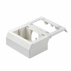 T-70 Workstation Outlet Center for Snap-on Faceplates, Off White