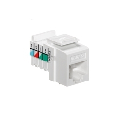 HOME 5e Snap-In Jack, T568A Wiring, White